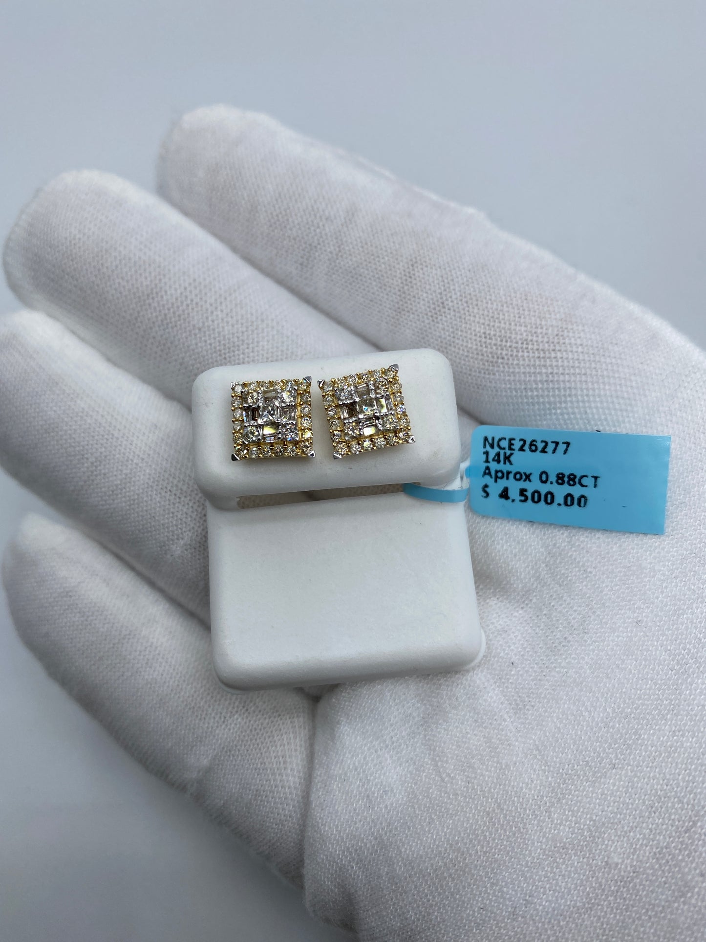 Square Baguette Earrings