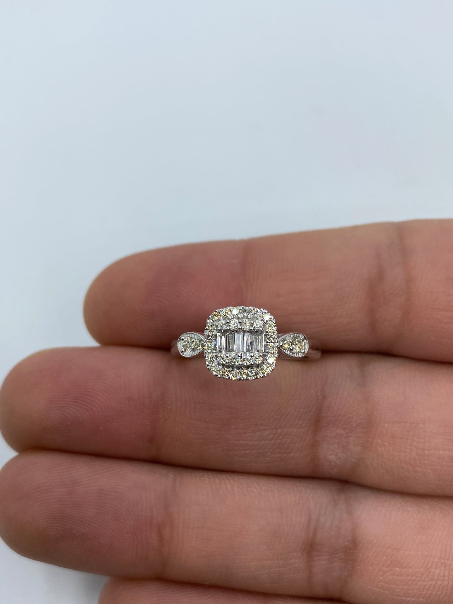 Baguette Engagement Ring