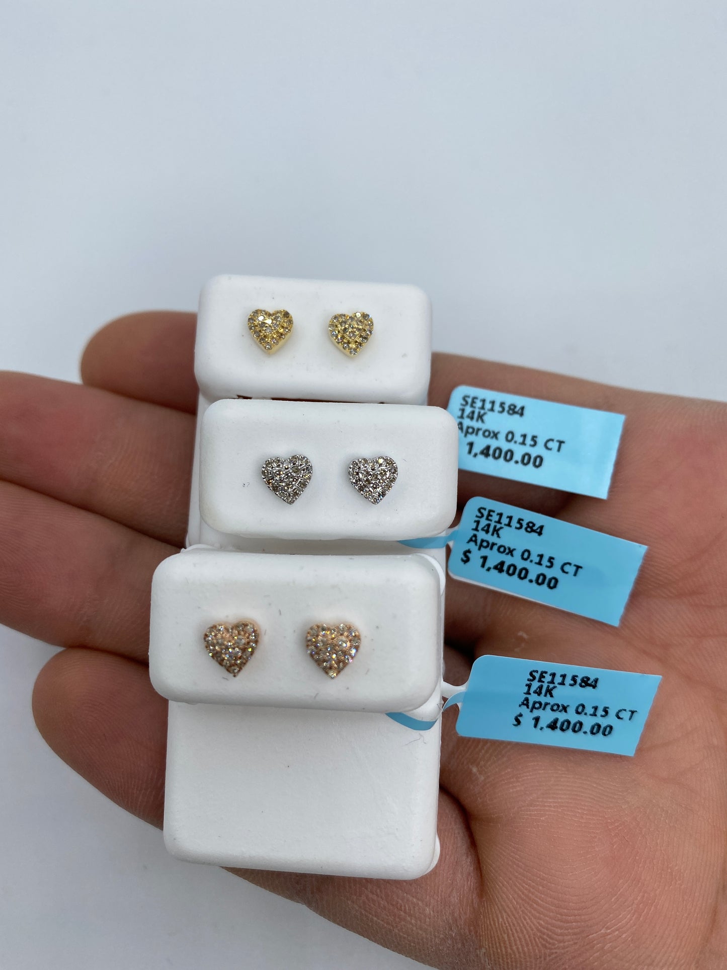 Heart Earrings Style #1