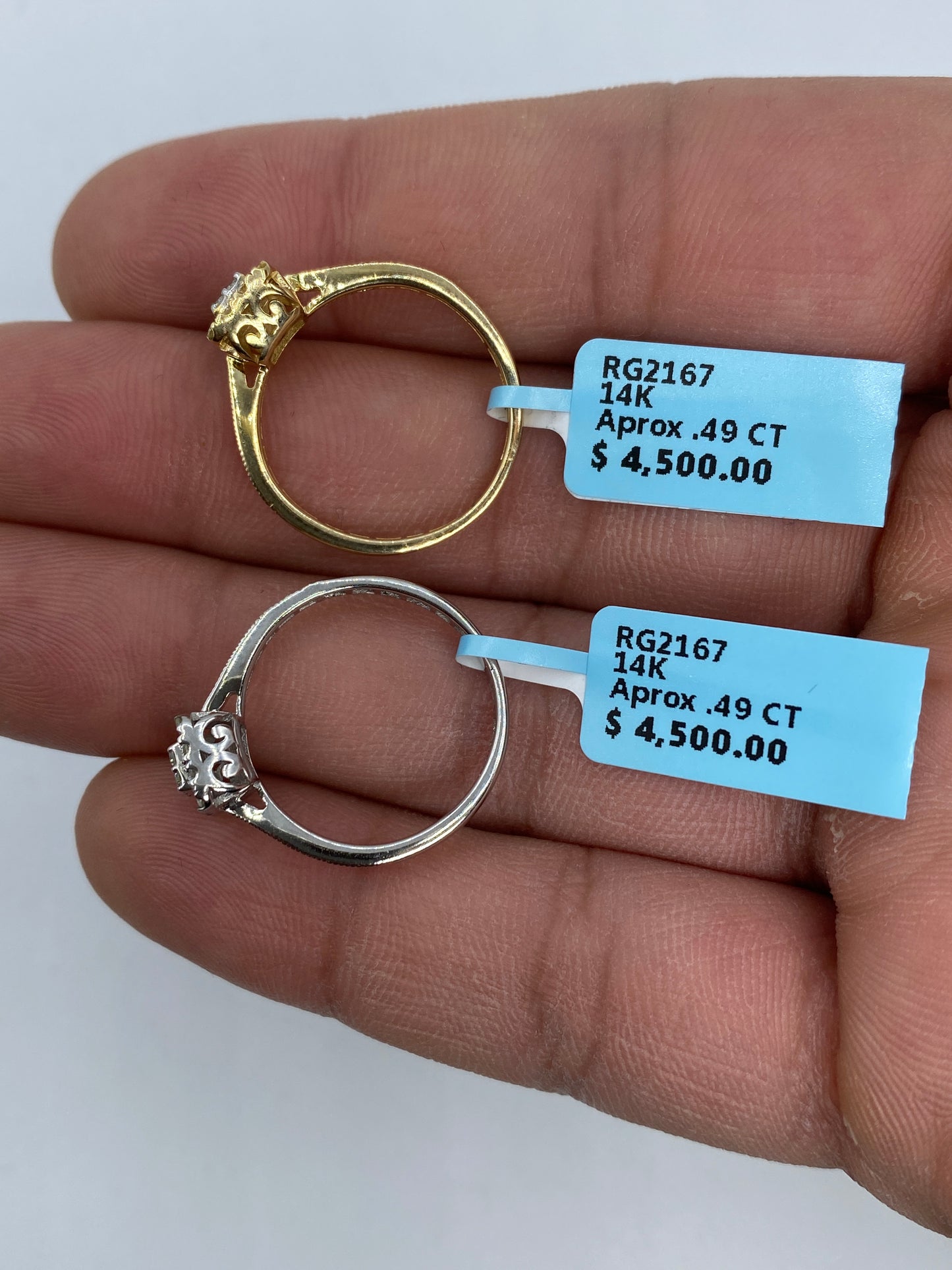 Rectangle Engagement Engagement Ring