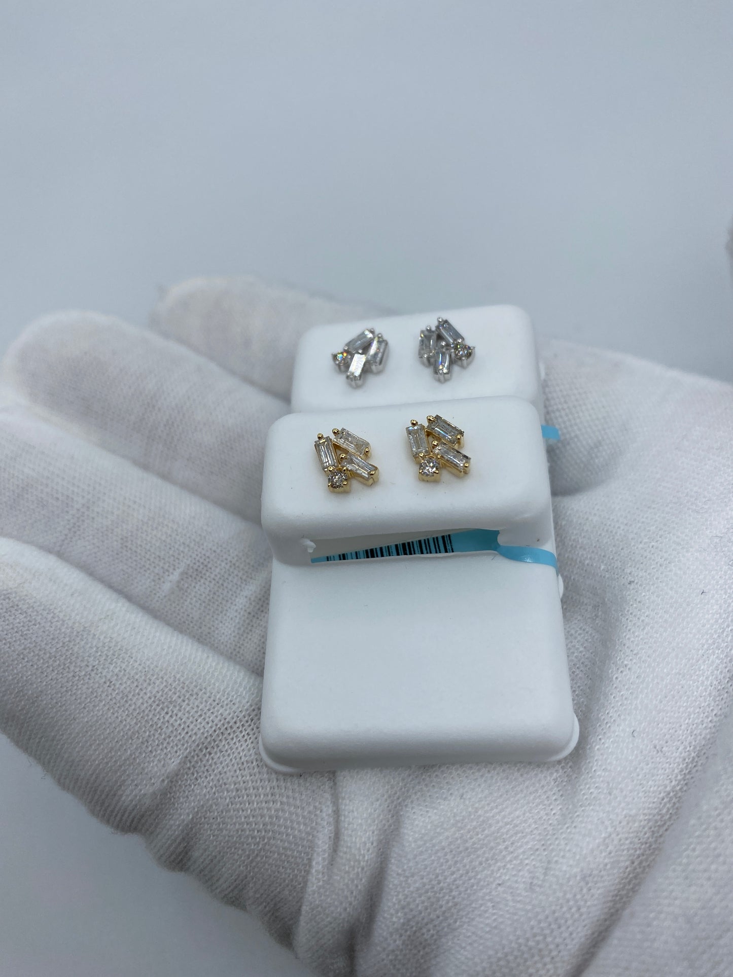 Crystal Baguette Earrings