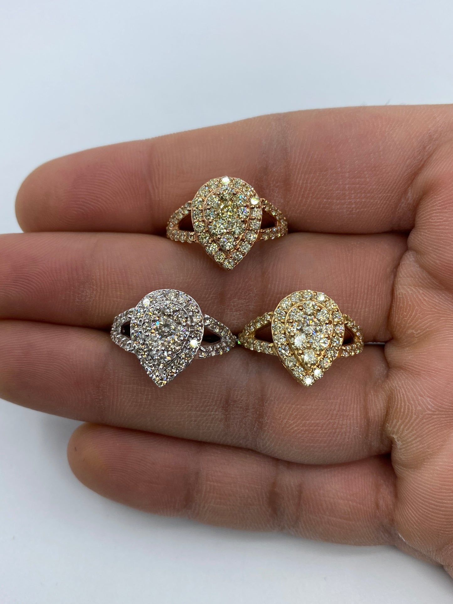 Pear Shape Engagement Ring