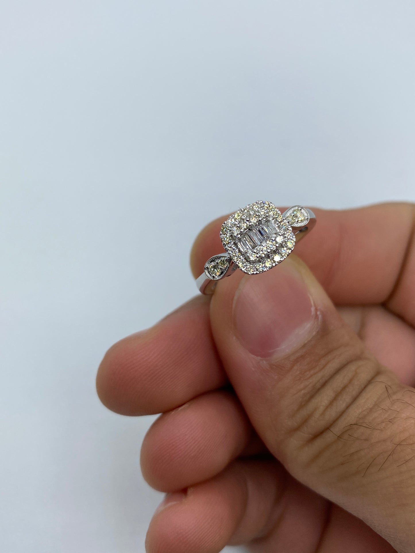 Baguette Engagement Ring