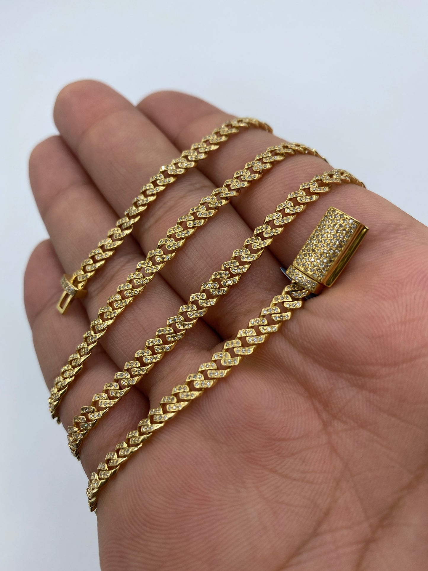 14K Cuban Chain 4mm, 22in