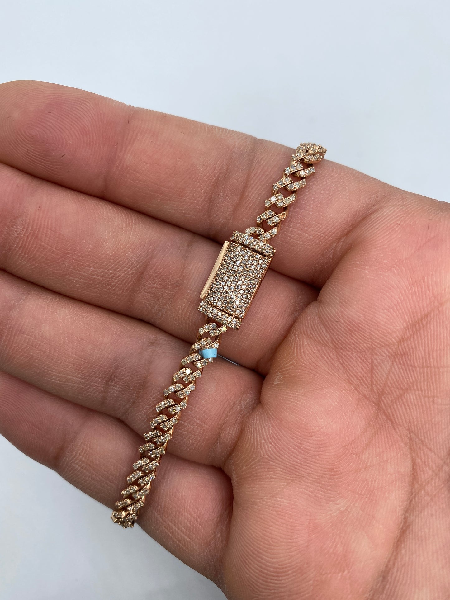 14K Cuban Bracelet 4.5mm, 7.5in