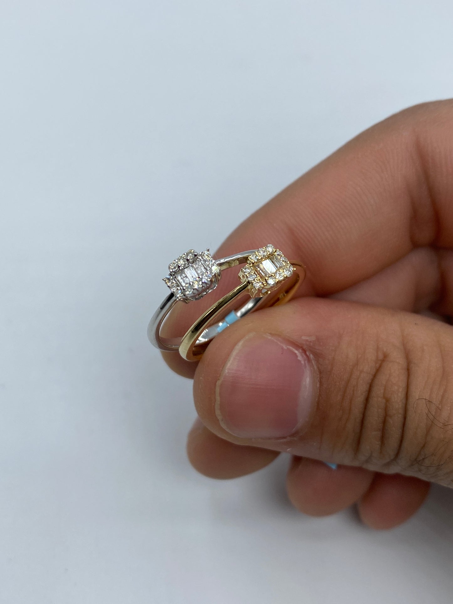 Minimal Baguette Engagement Ring