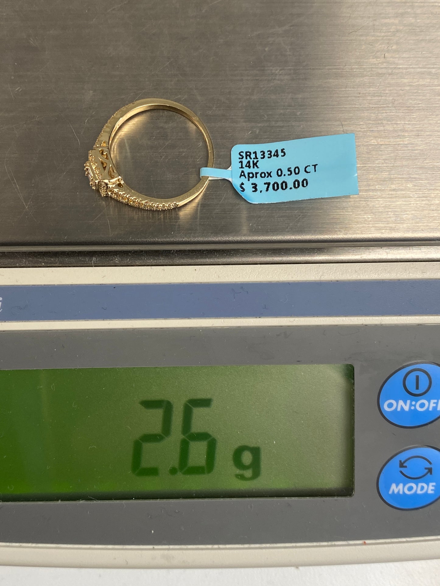 Square Baguette Engagement Ring