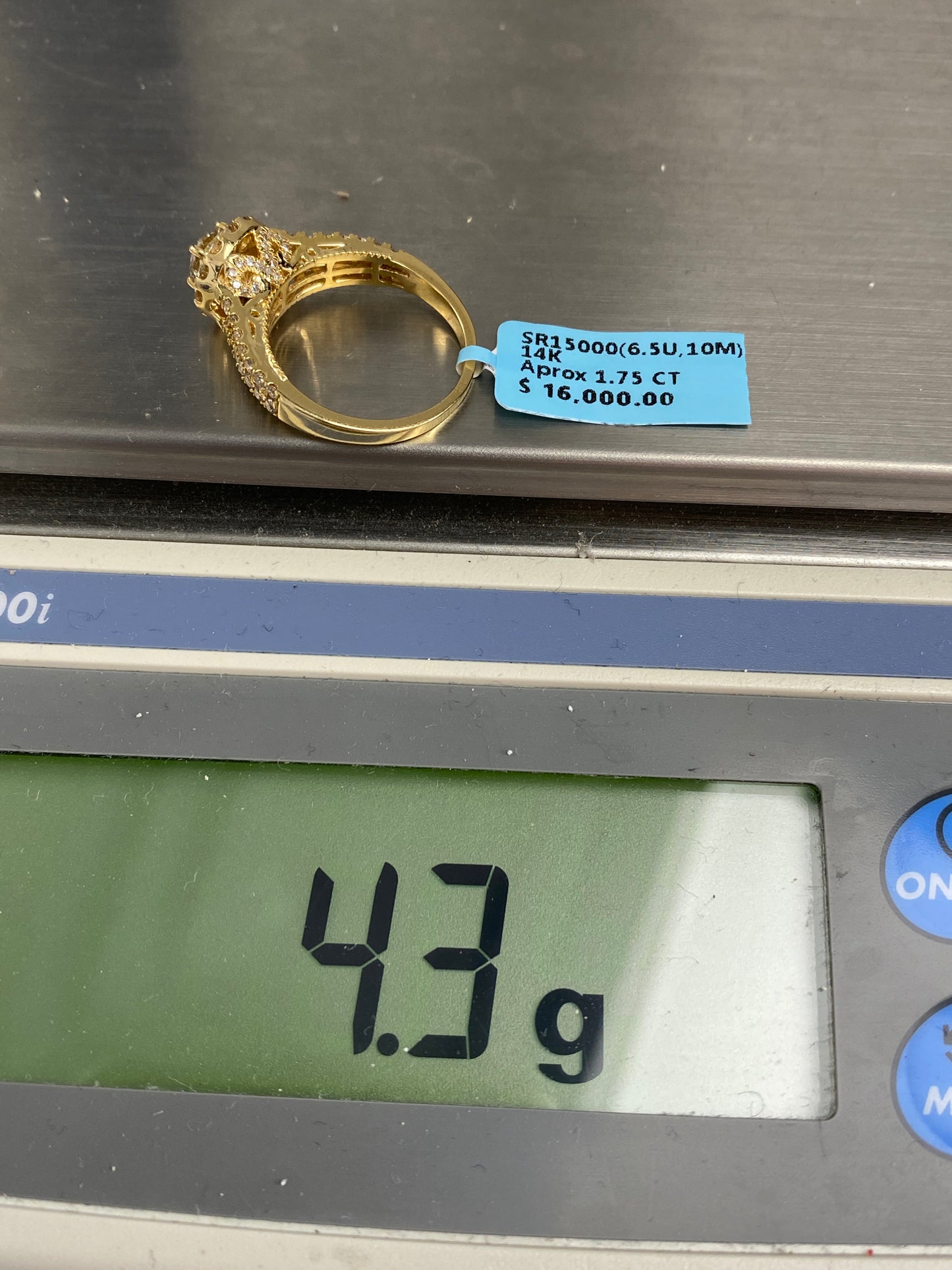 Large Stone Engagement Ring