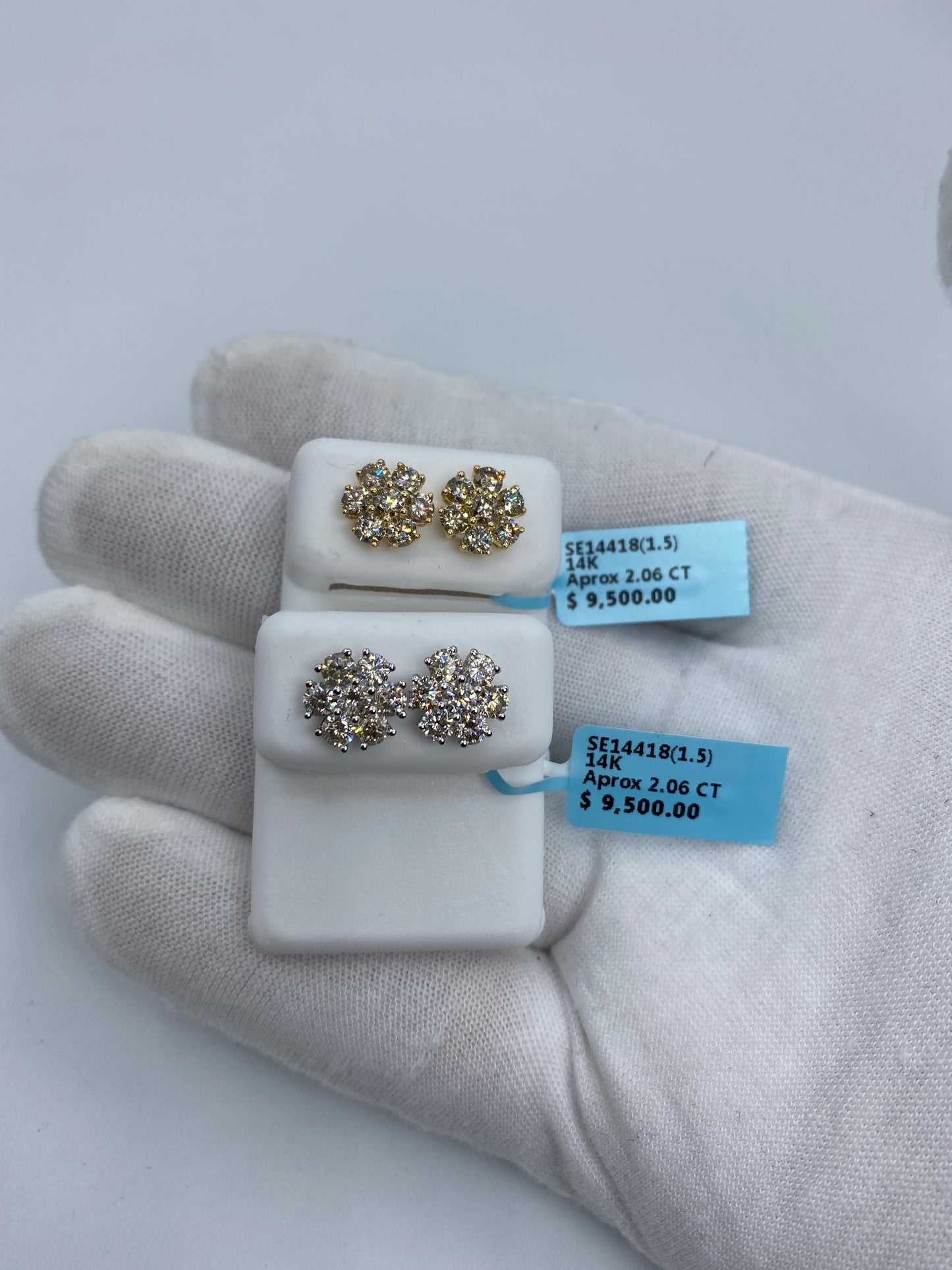 Cluster Flower Earrings