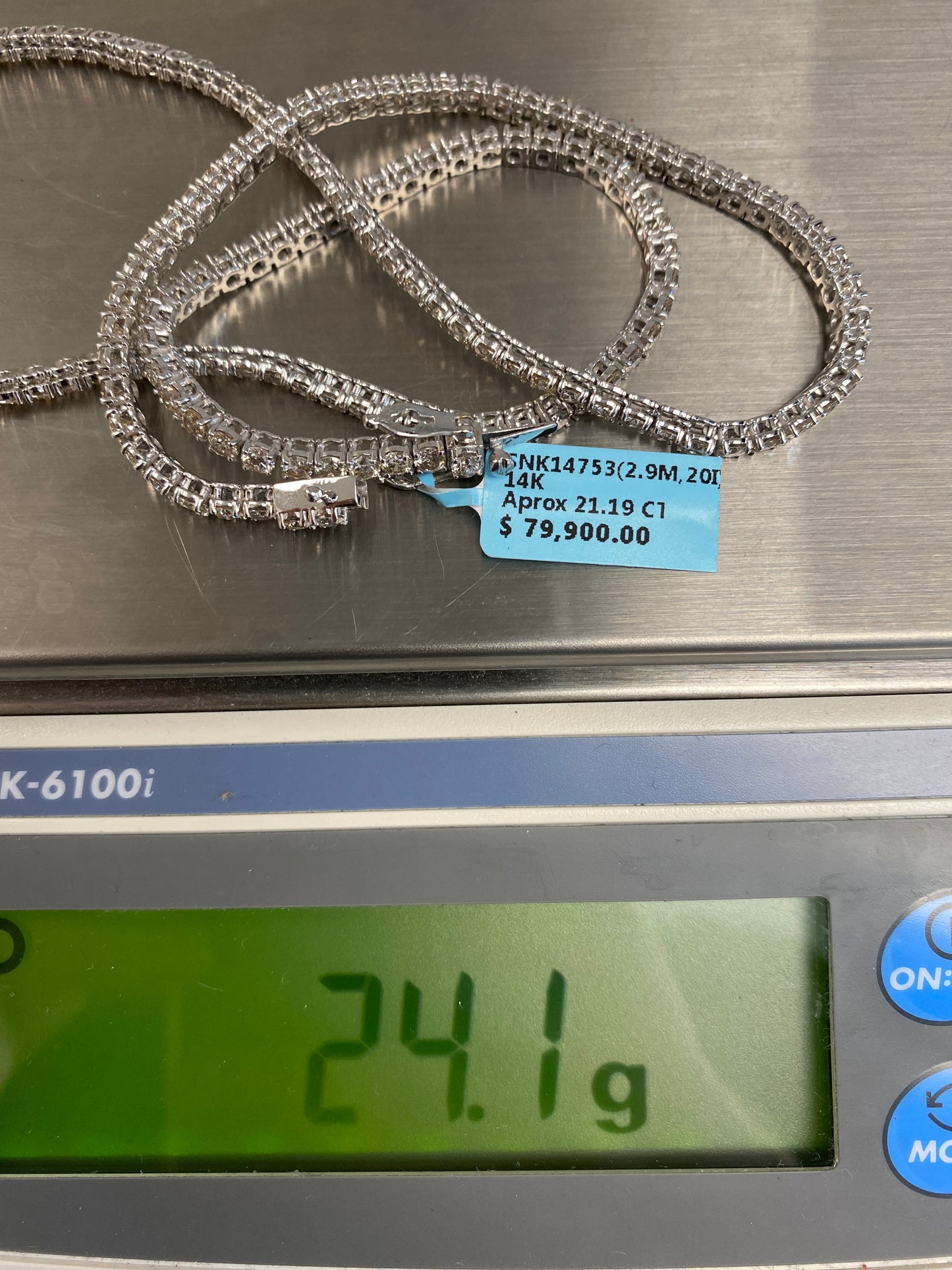 14K Tennis Chain 2.9mm, 20in