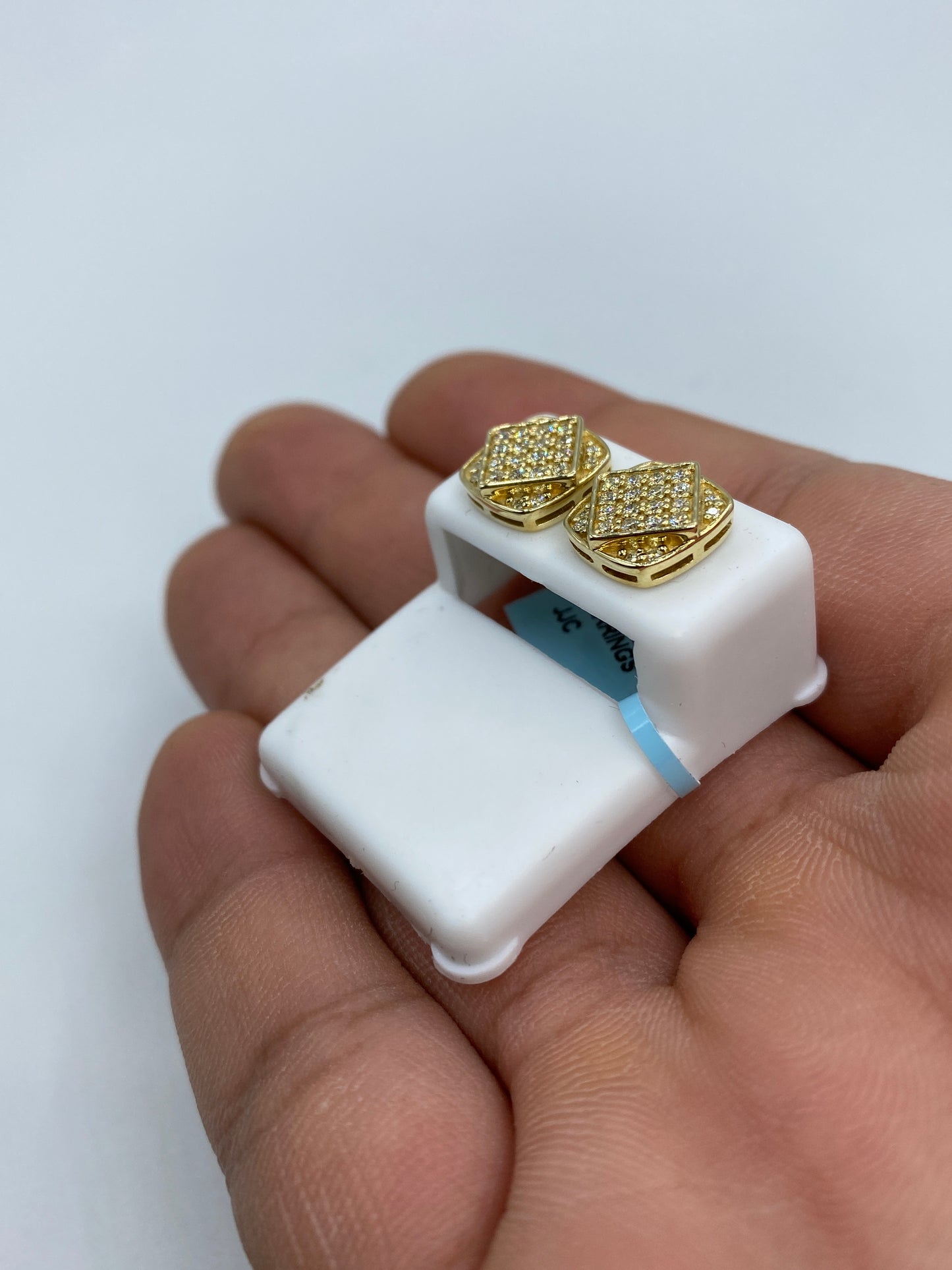 Square Infinity Earrings Large