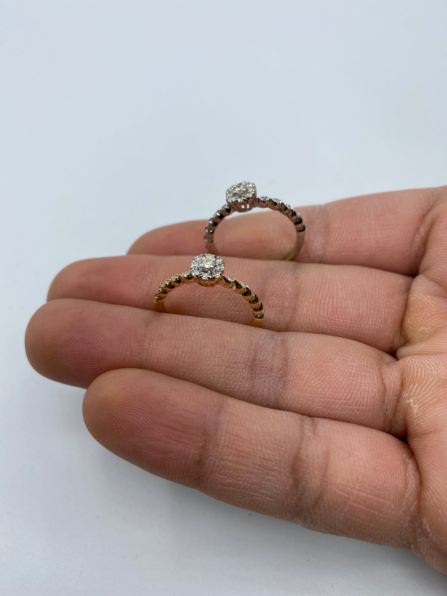 Flower Engagement Ring