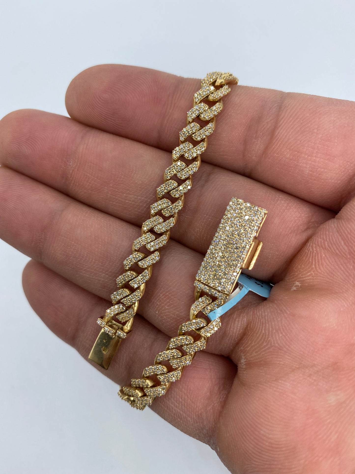 14K Cuban Bracelet 6.5mm, 8in