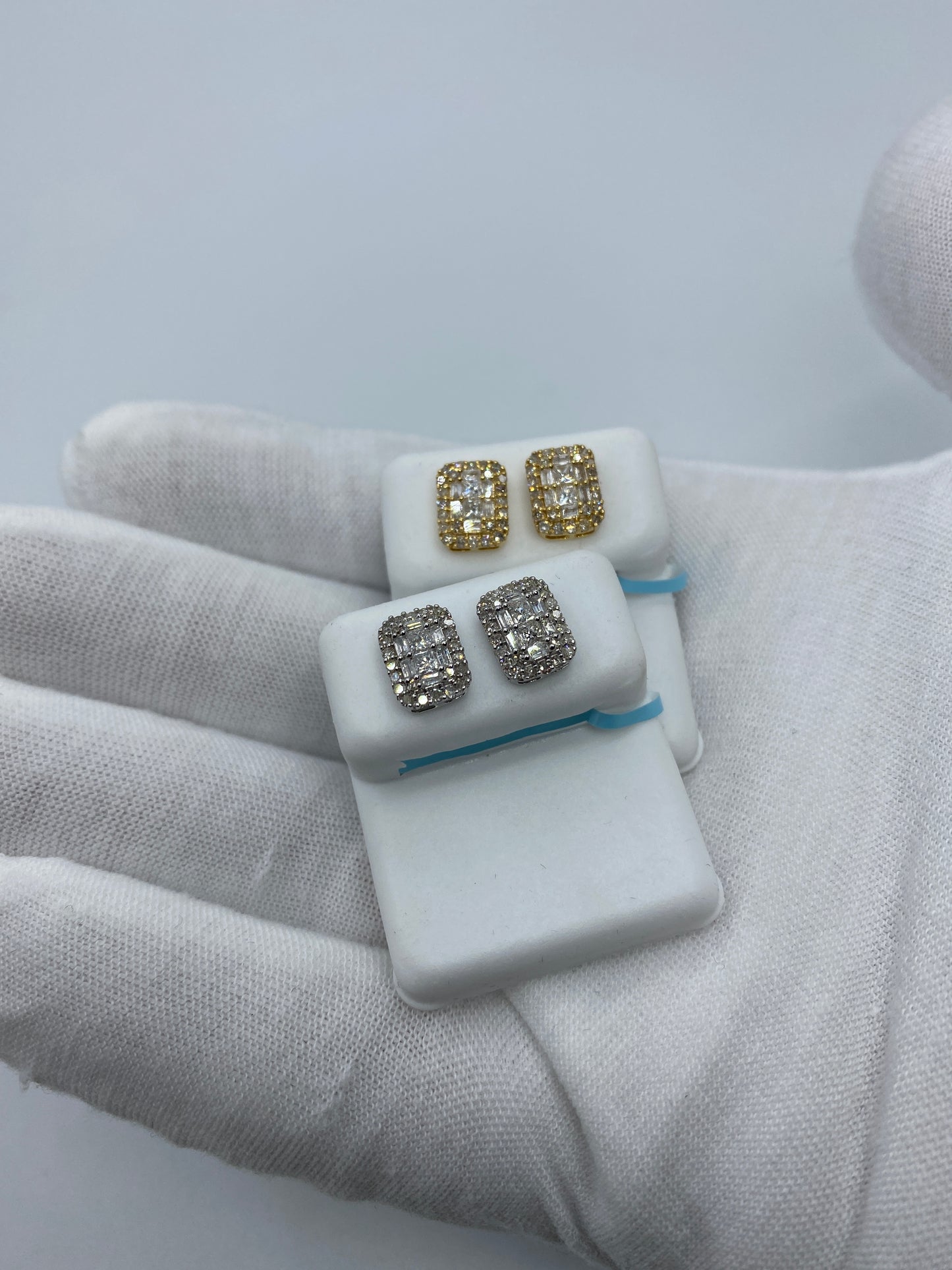 Rectangle Baguette Earrings