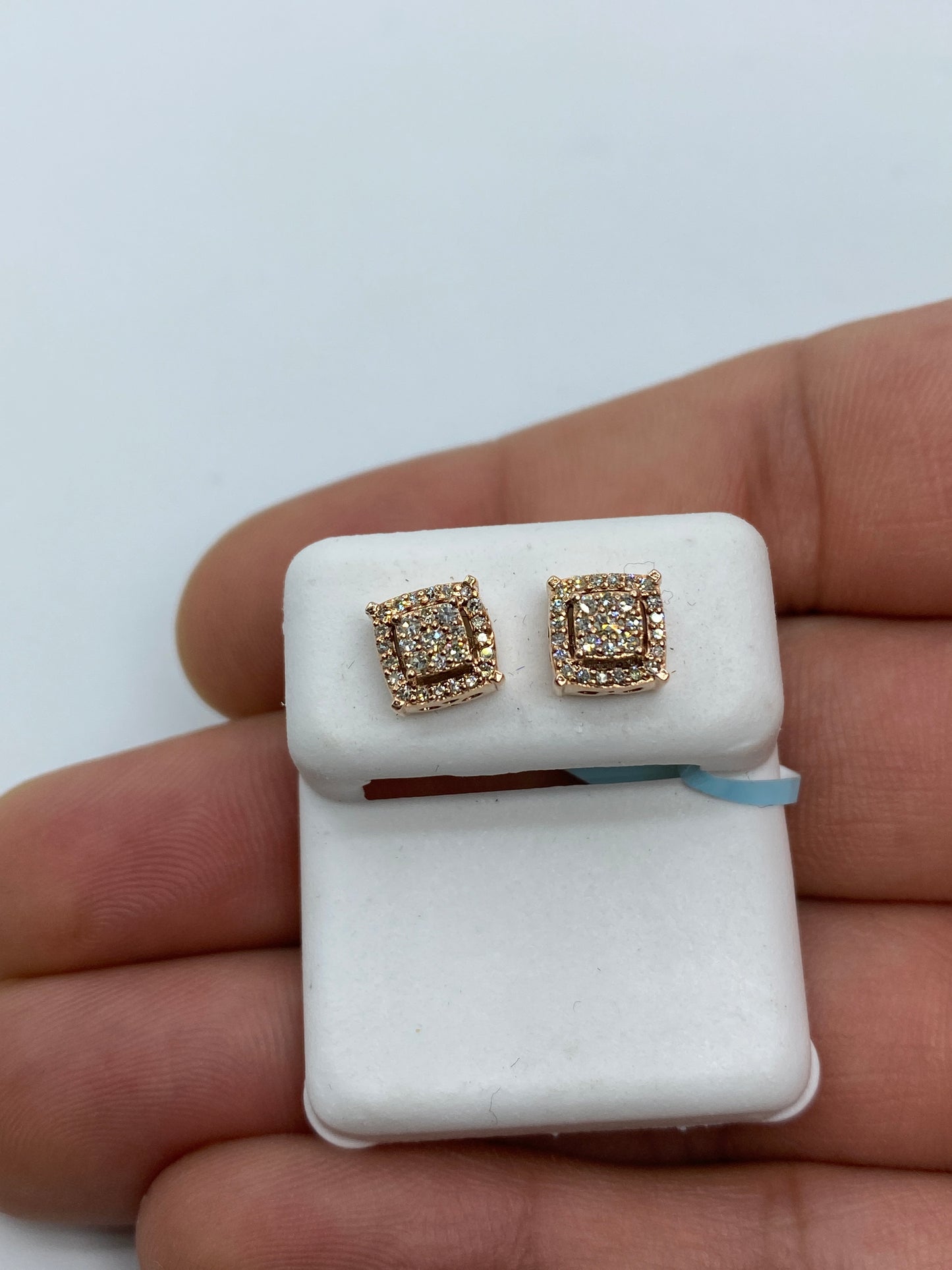 Square Box Earrings Small