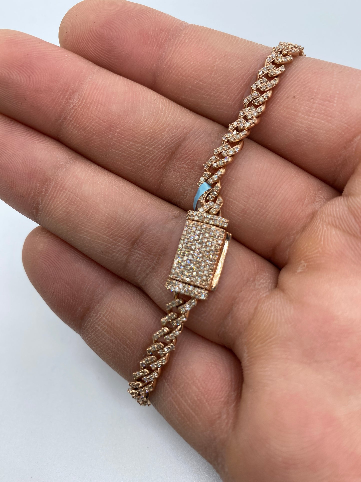 14K Cuban Bracelet 4.5mm, 8in