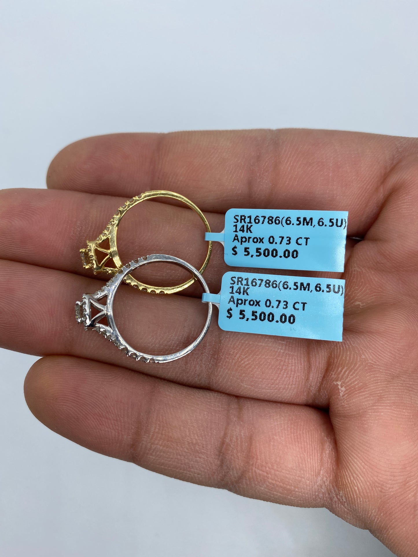 Large Center Stone Engagement Ring