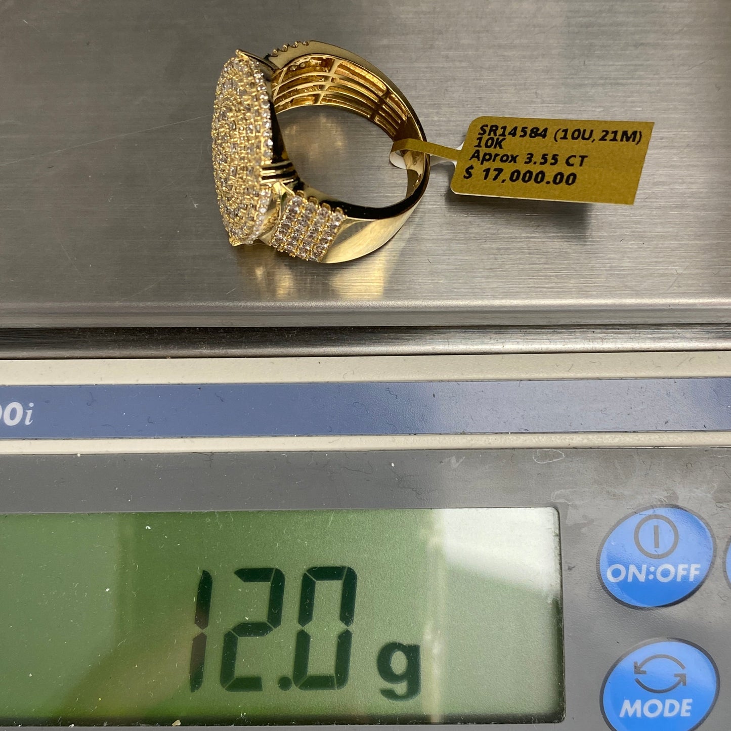 10K Circle Ring Diamond Style #1