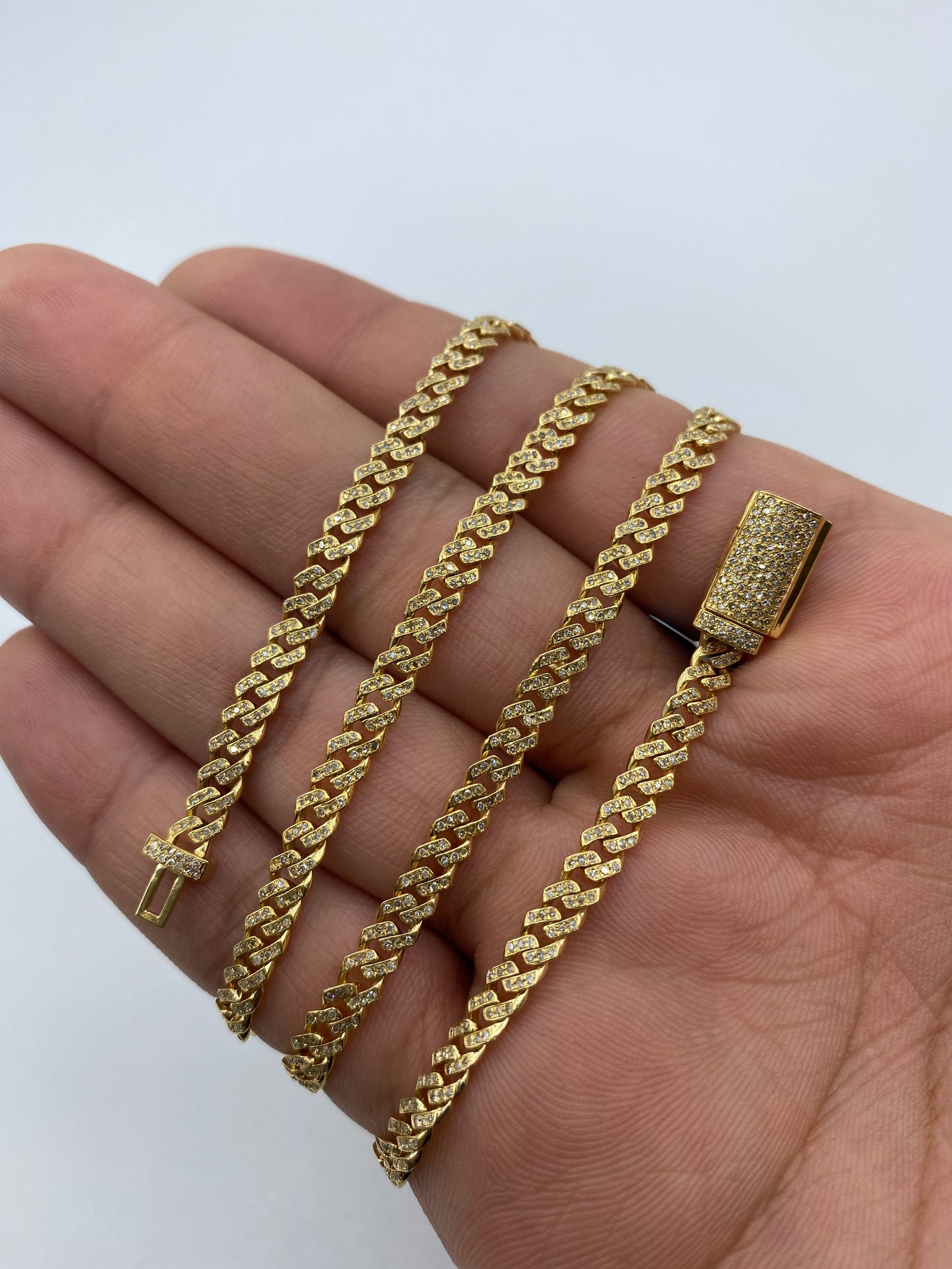 14K Cuban Chain 4mm, 22in
