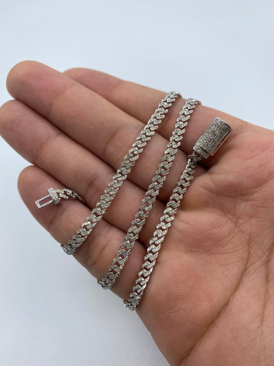 14K Cuban Chain 4mm, 18in