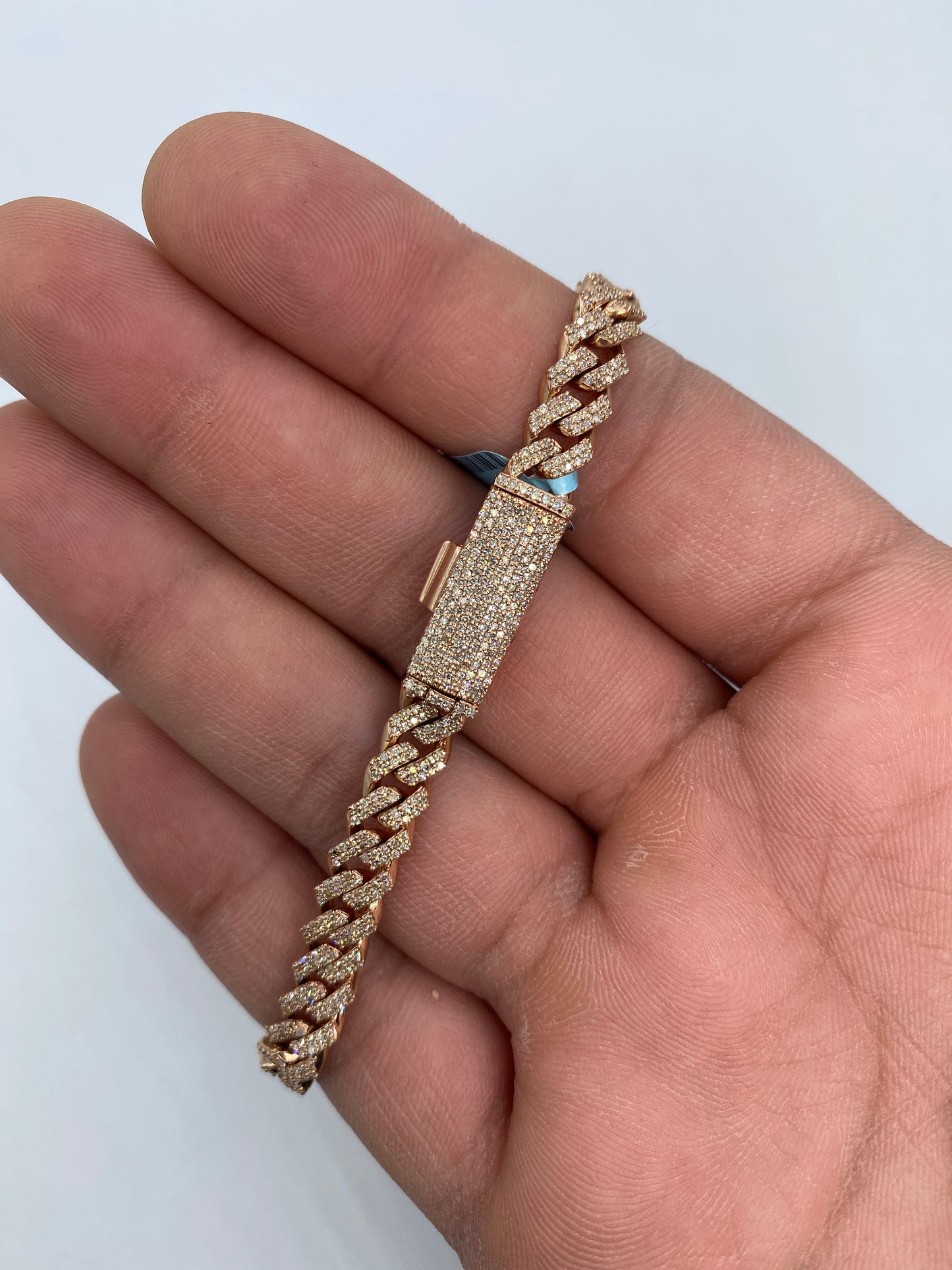 14K Cuban Bracelet 6.5mm, 7.5in