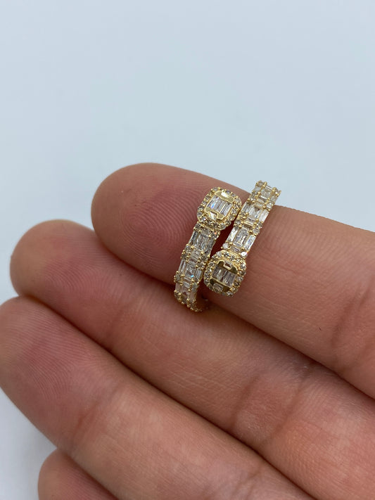Bangle Baguette Engagement Ring