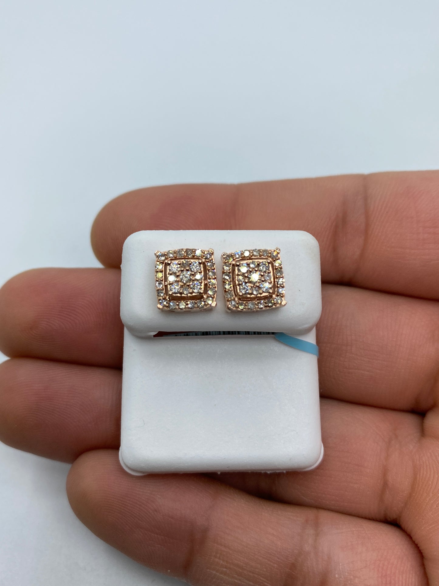 Square Box Earrings Large