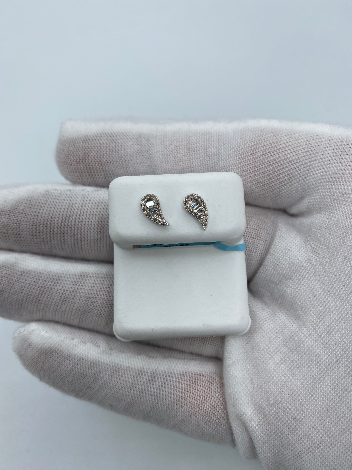 Tear Baguette Earrings