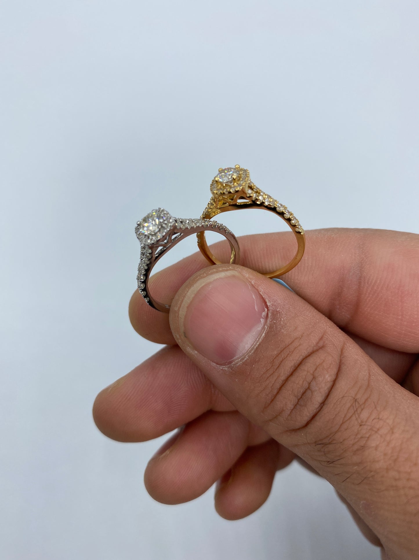 Large Center Stone Engagement Ring