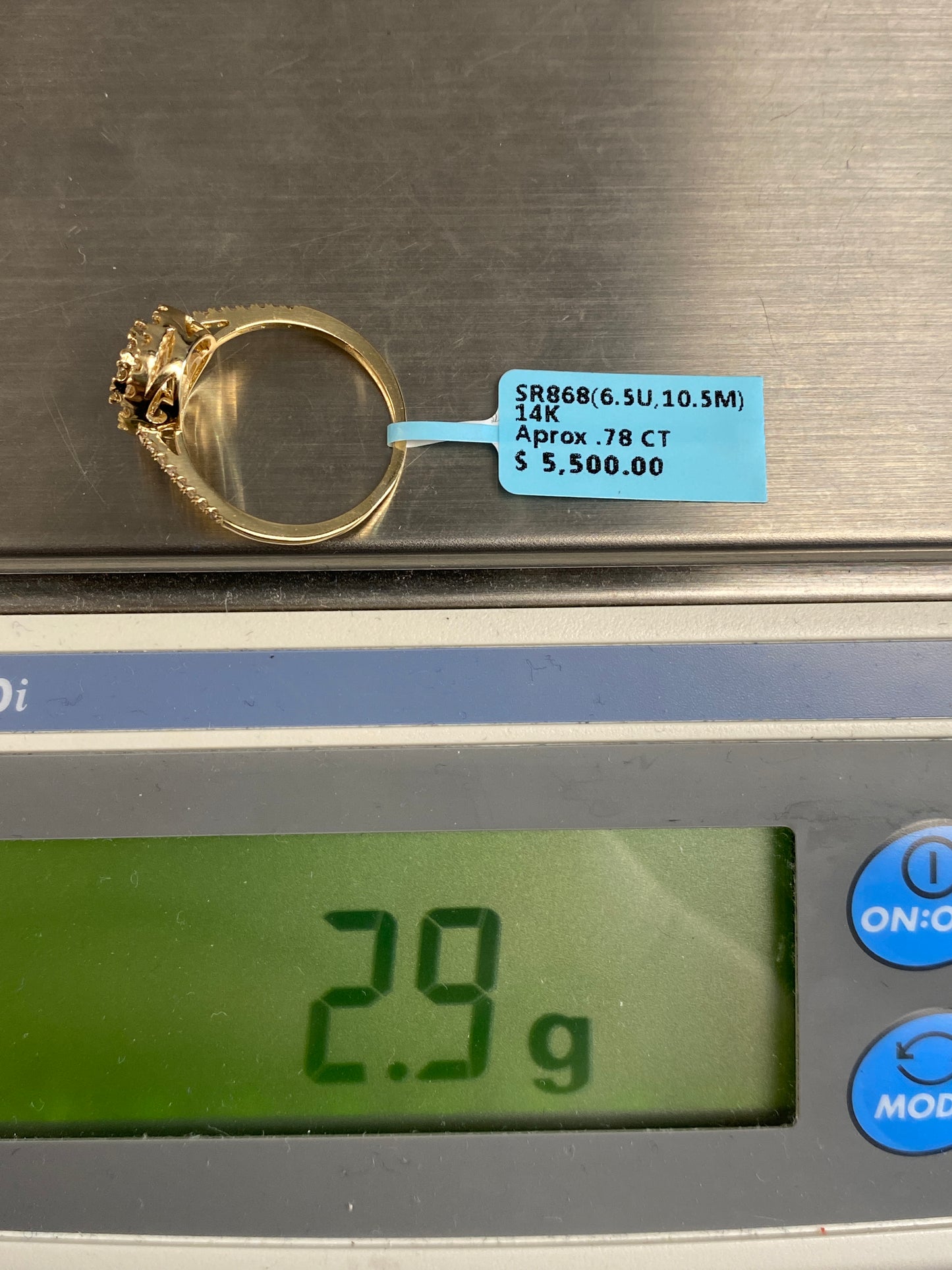 Circle Thin Band Engagement Ring