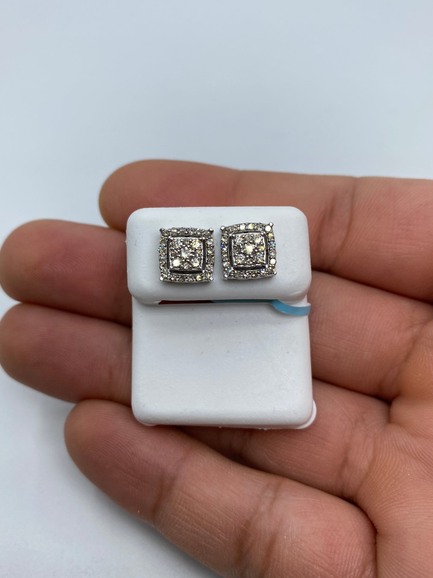Square Box Earrings Large