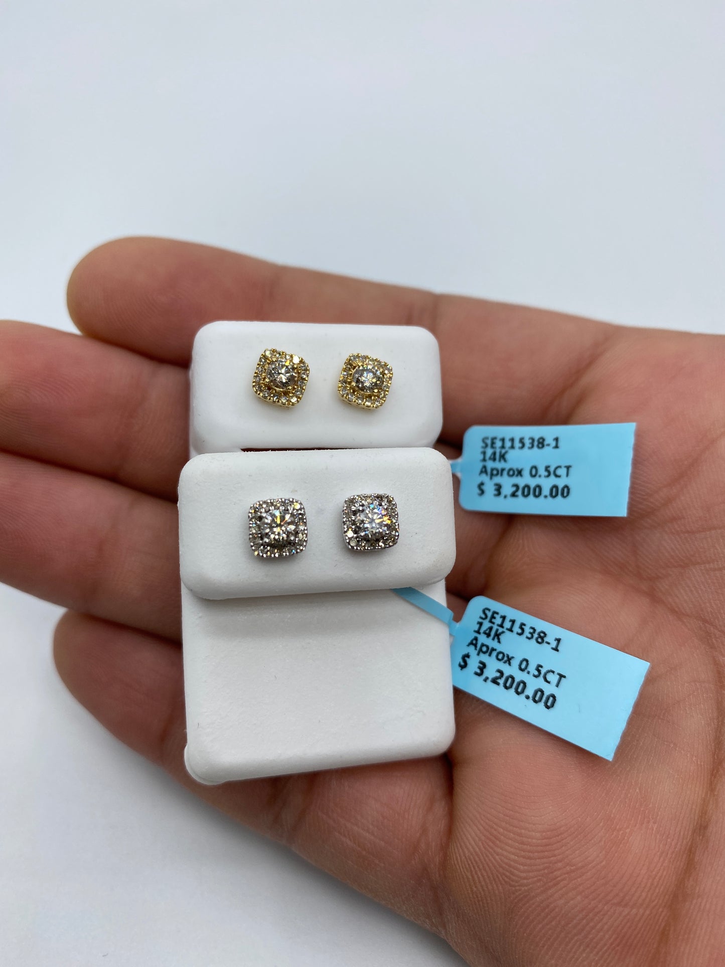 Square Earrings Style #4