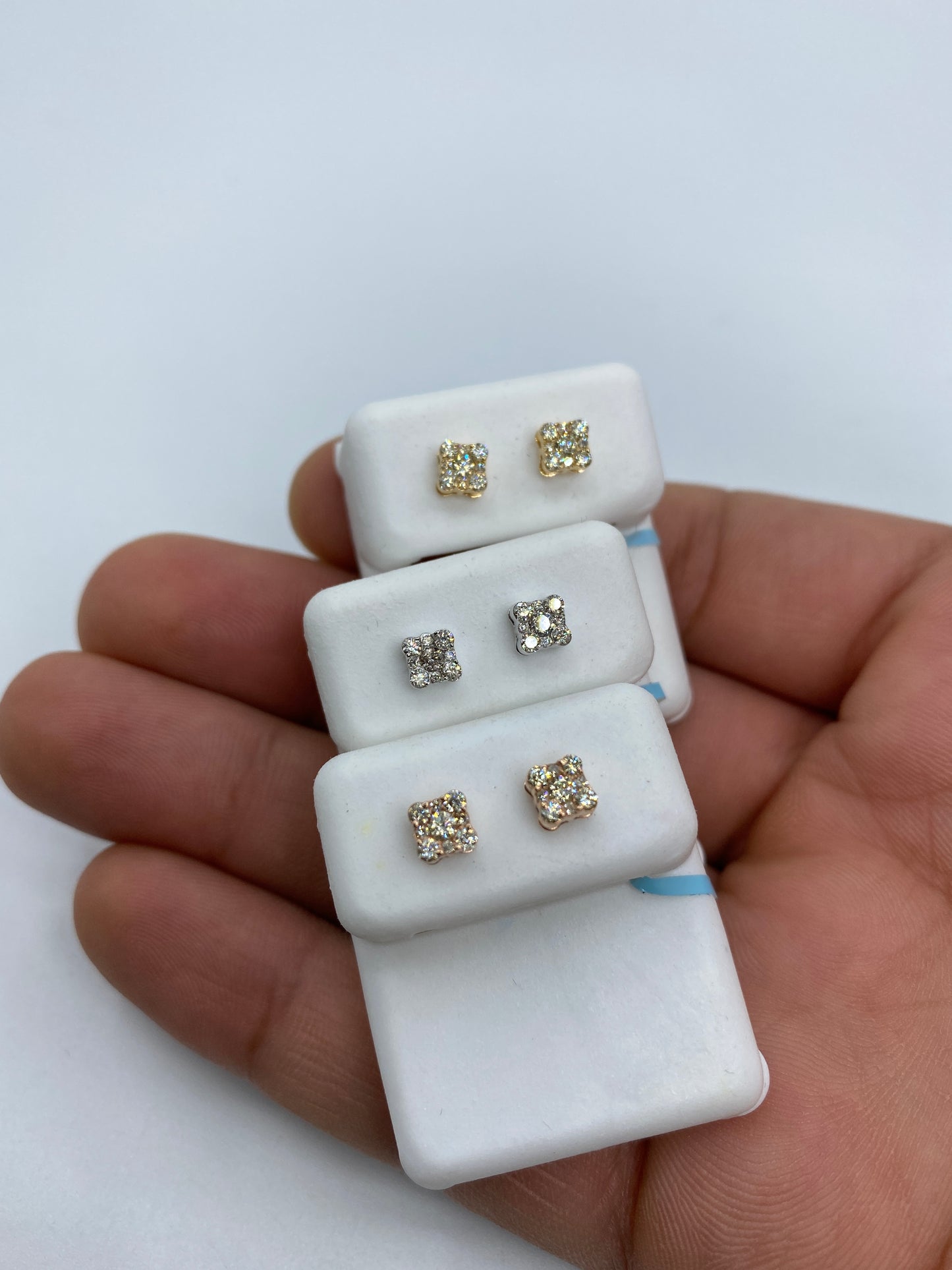 Square Stud Earrings Size #1