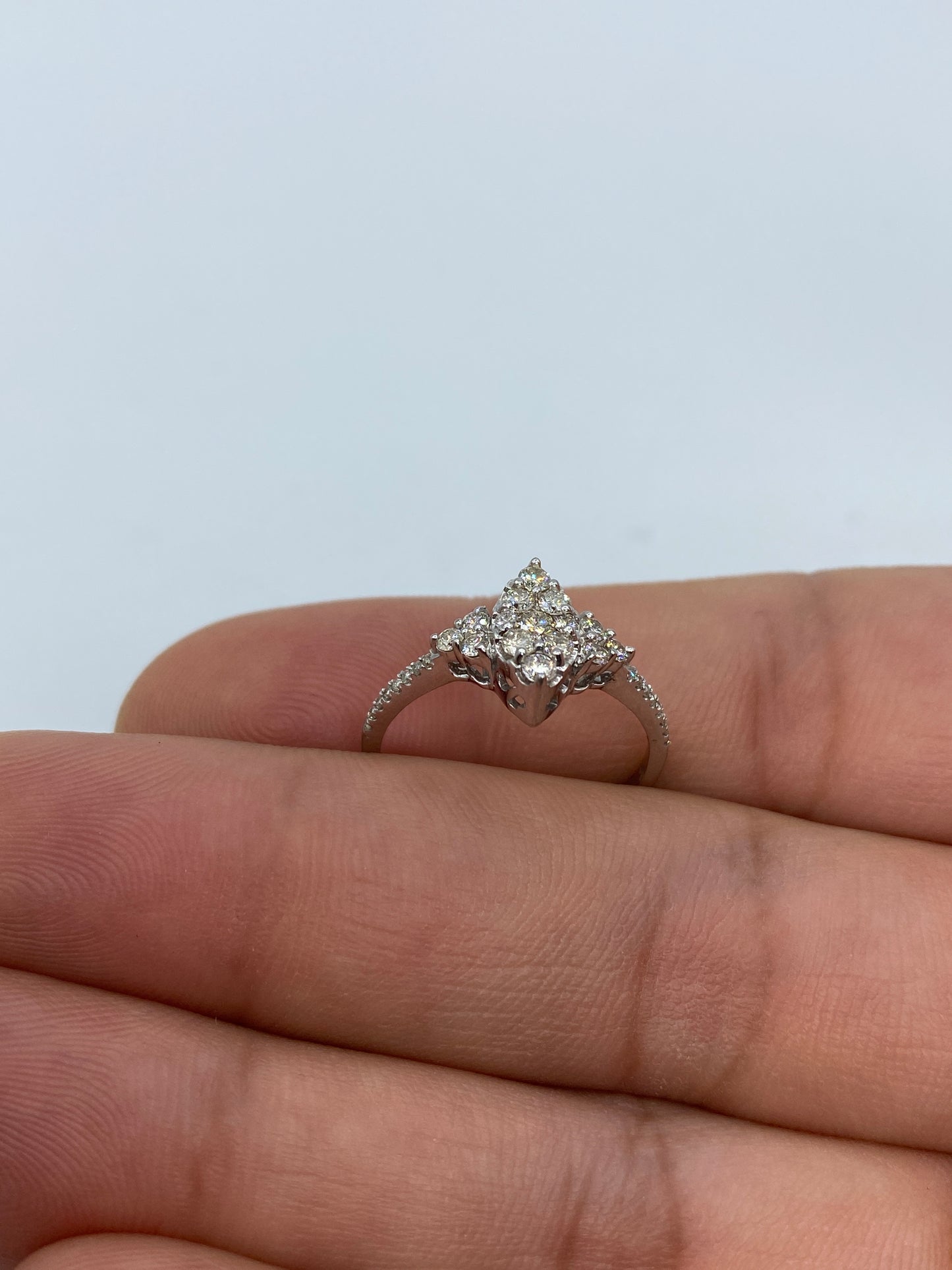 Crystal Engagement Ring