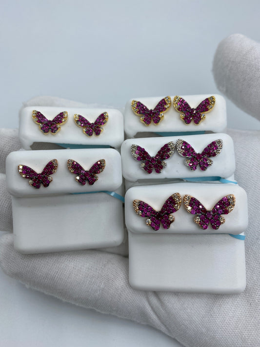 Color Butterfly Earrings