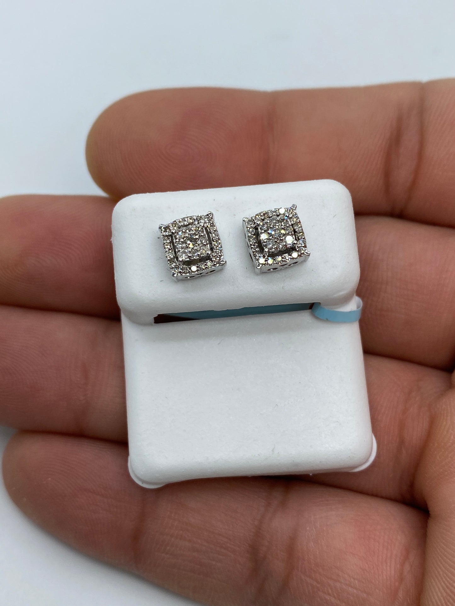Square Box Earrings Small
