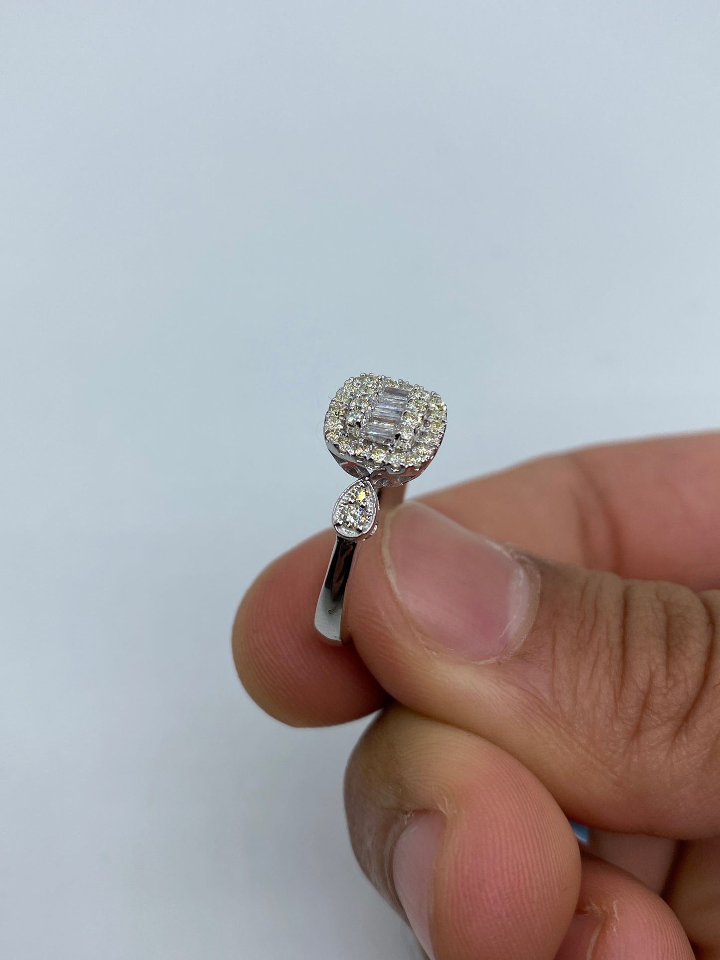 Baguette Engagement Ring