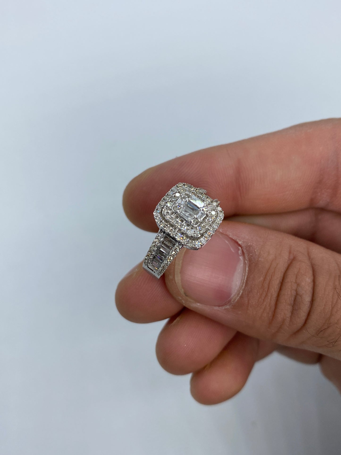 Baguette Engagement Ring