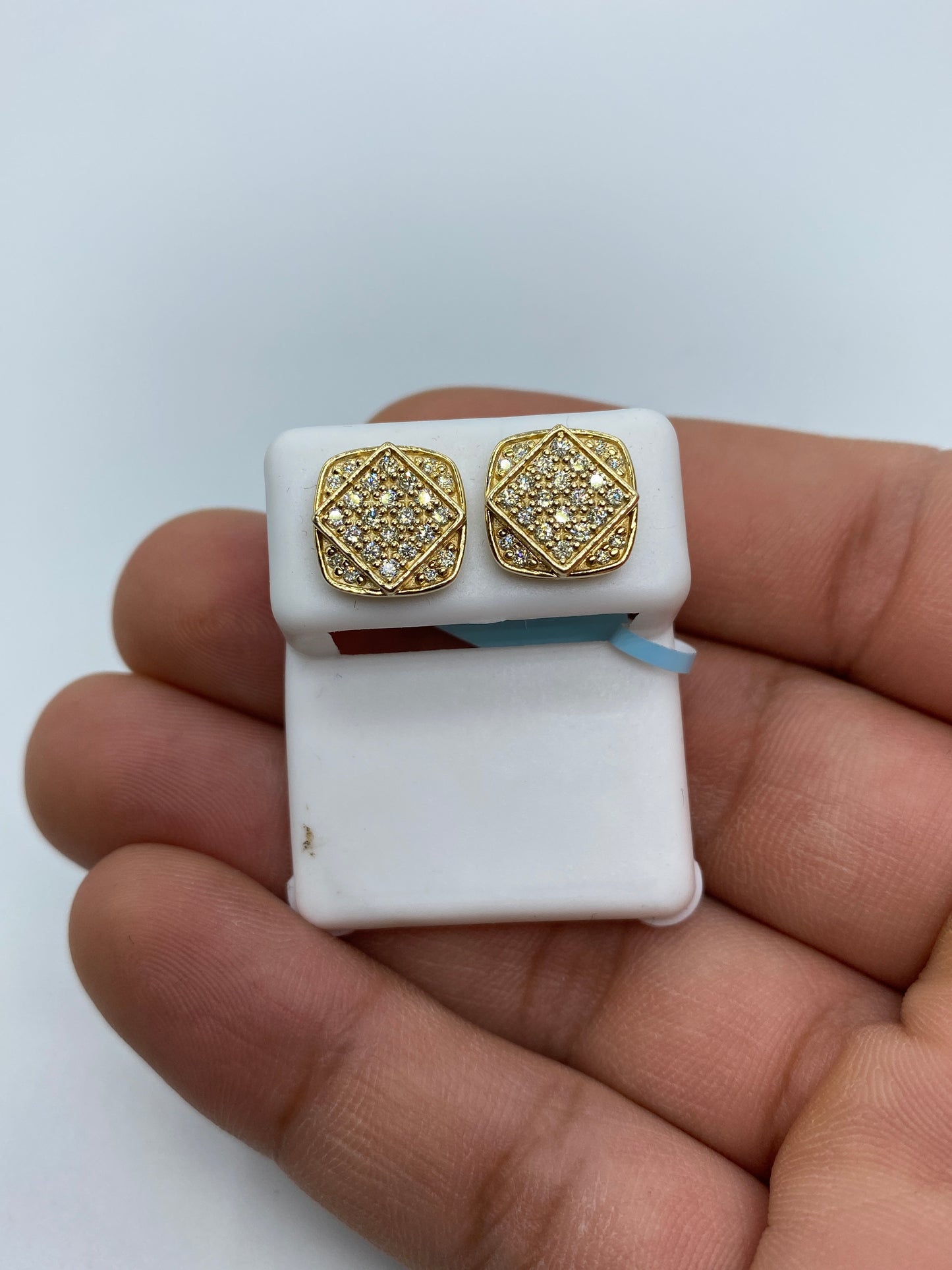 Square Infinity Earrings Large