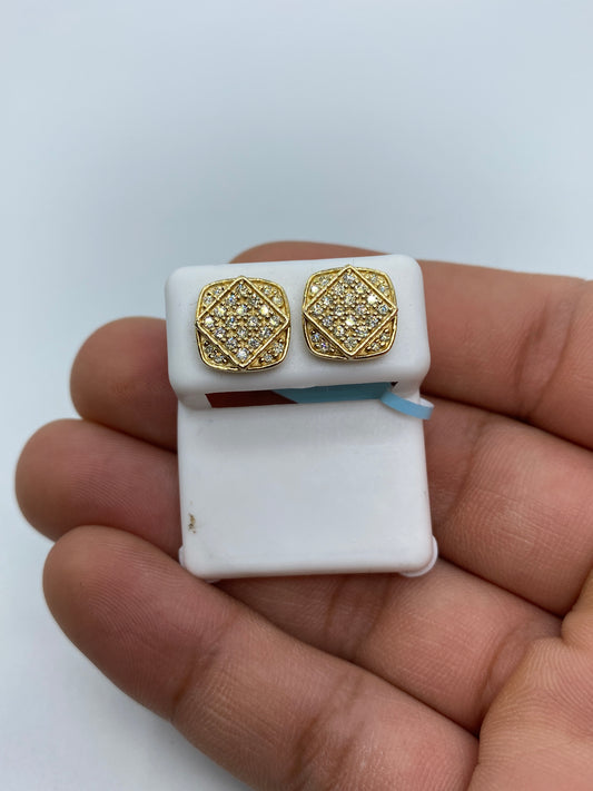 Square Infinity Earrings Large