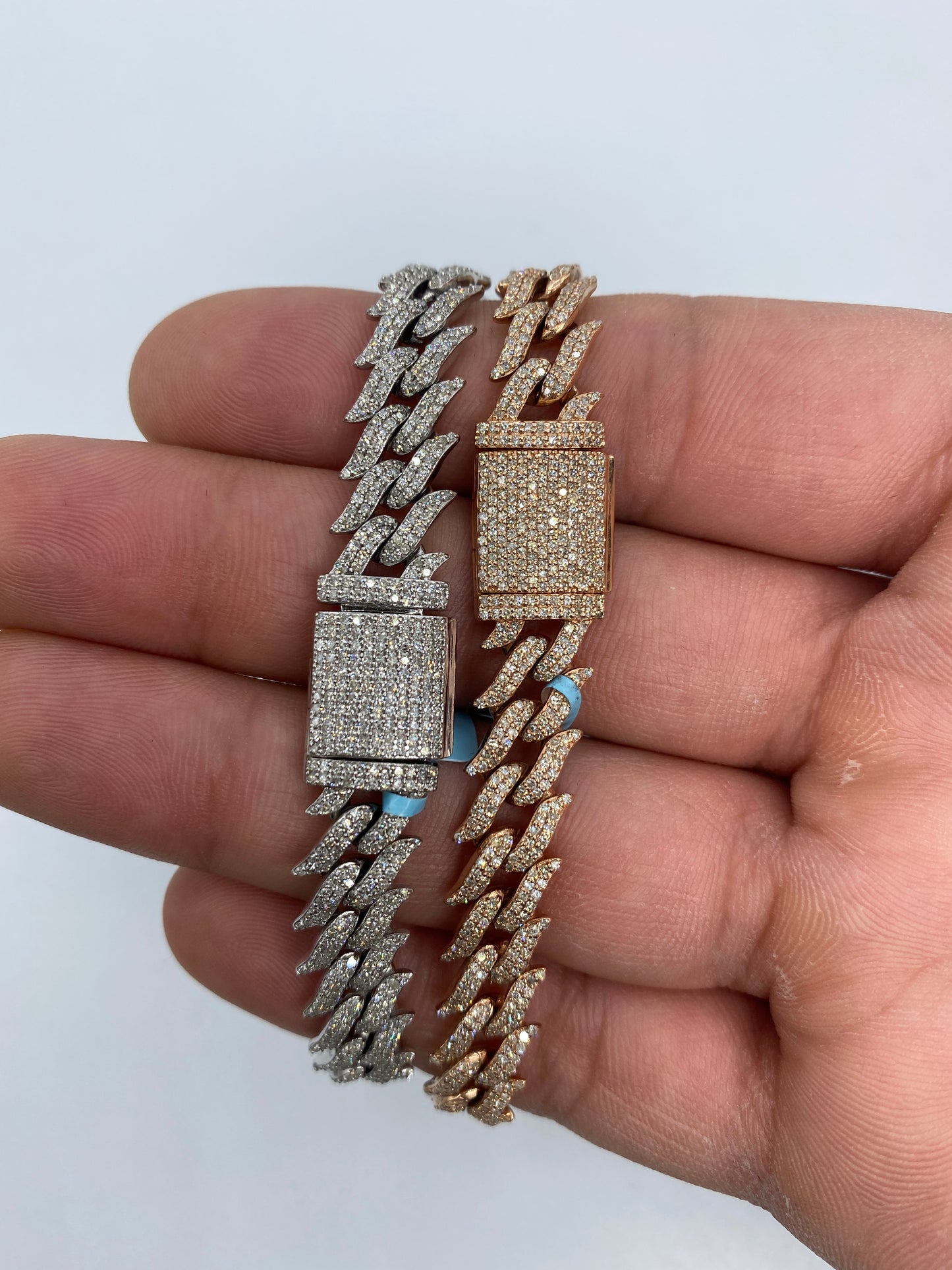 14K Cuban Thorn Bracelet 10mm, 8in