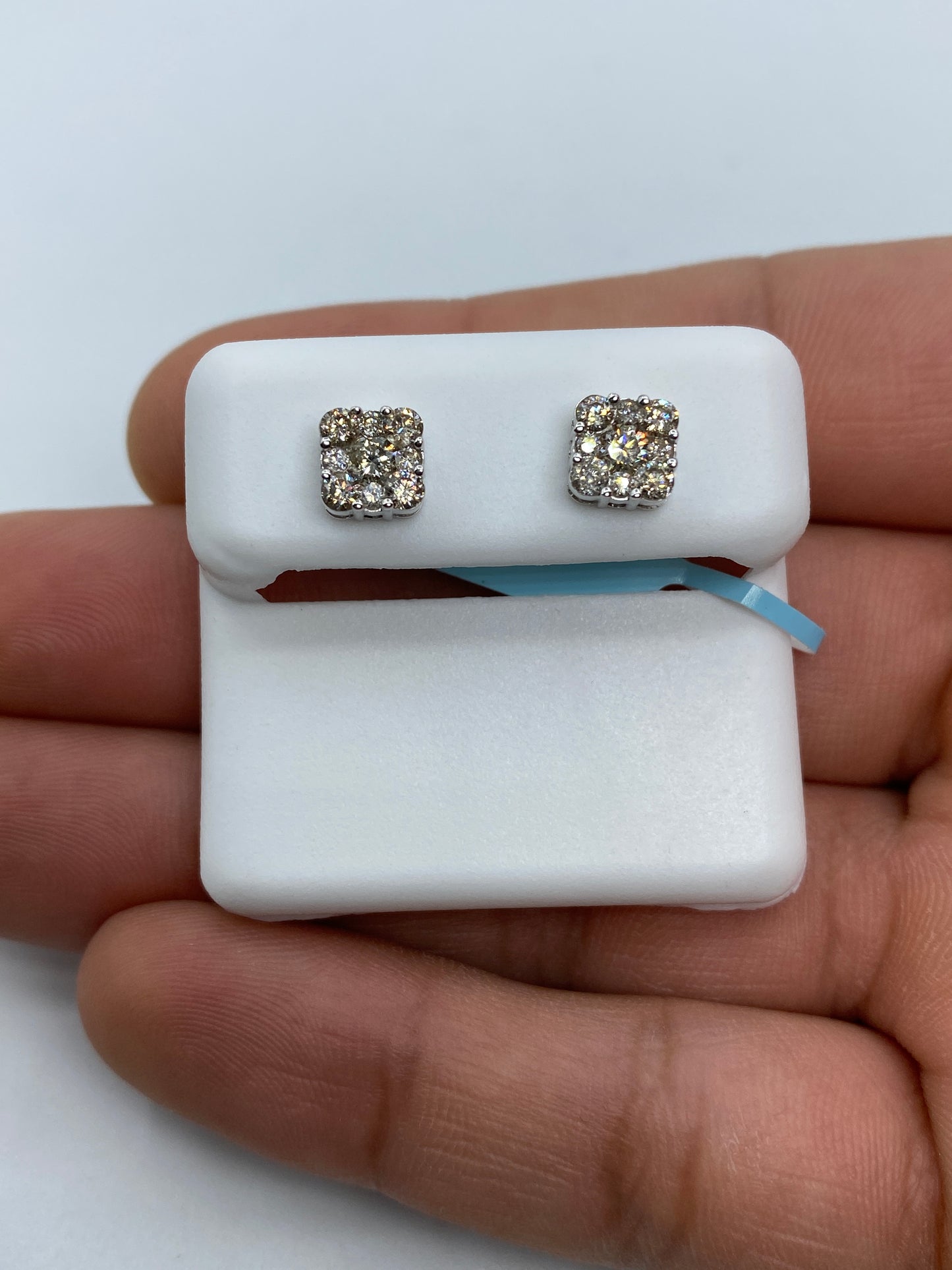Square Stud Earrings Size #3