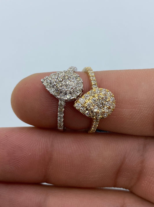 Pear Shape Engagement Ring