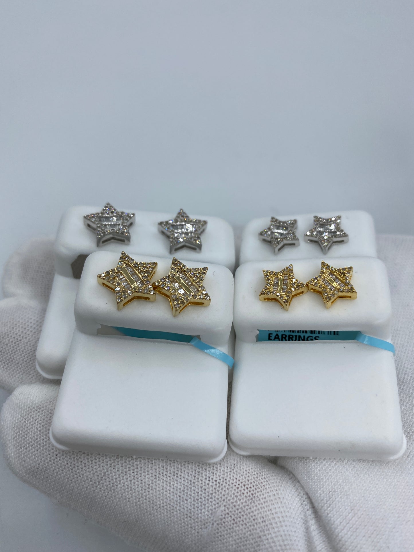 Star Baguette Earrings