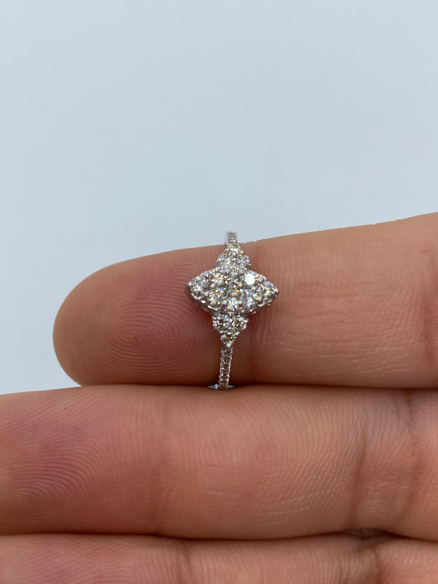 Crystal Engagement Ring