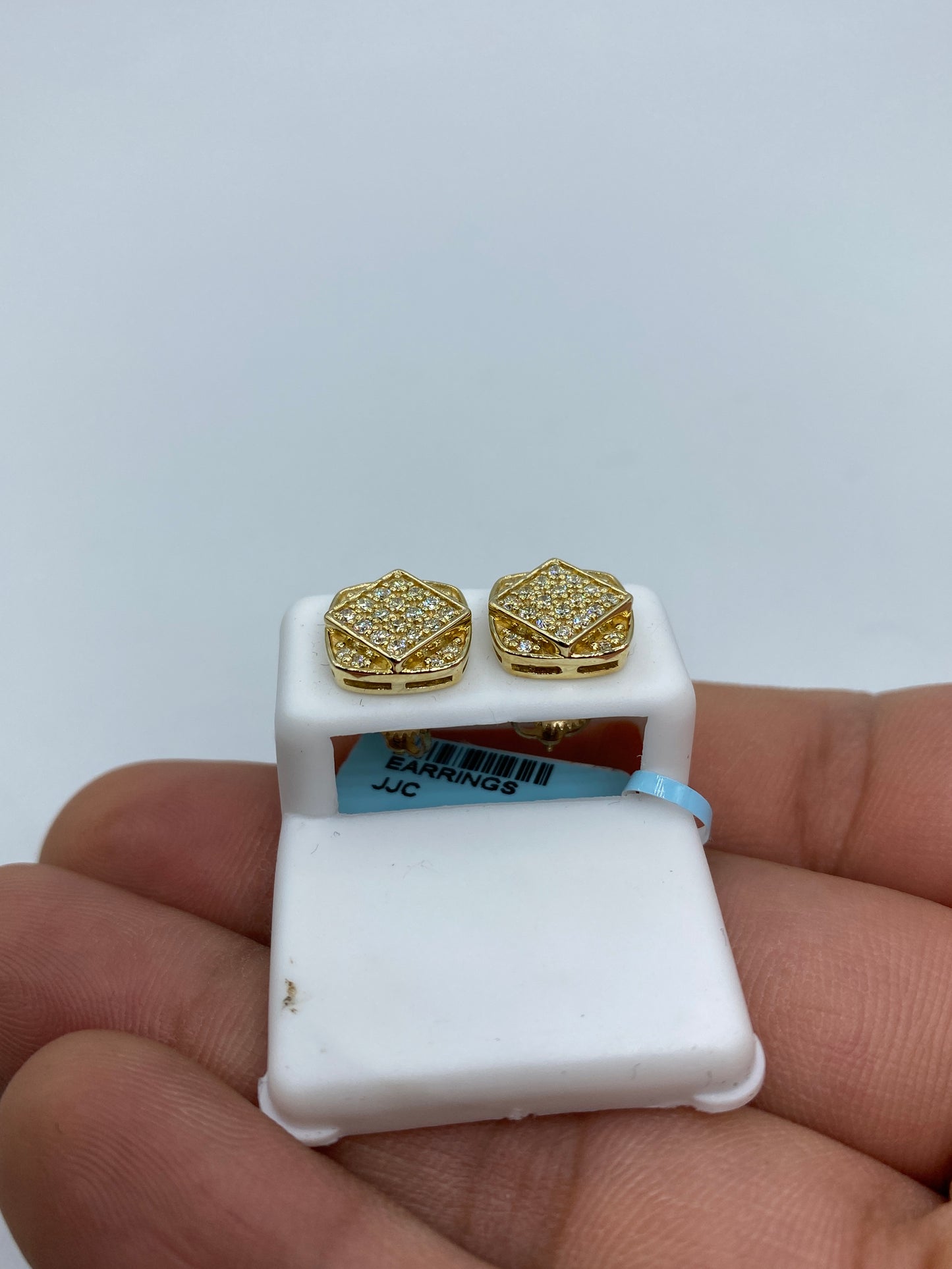 Square Infinity Earrings Large