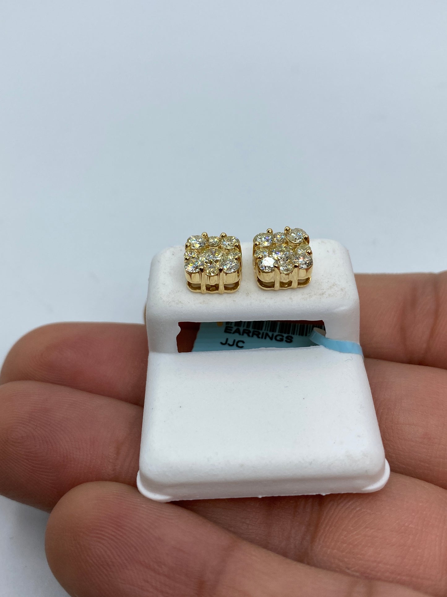 Square Stud Earrings Size #5