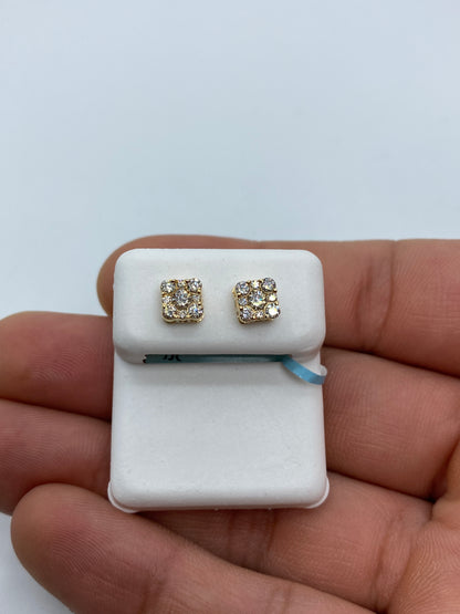 Square Stud Earrings Size #2