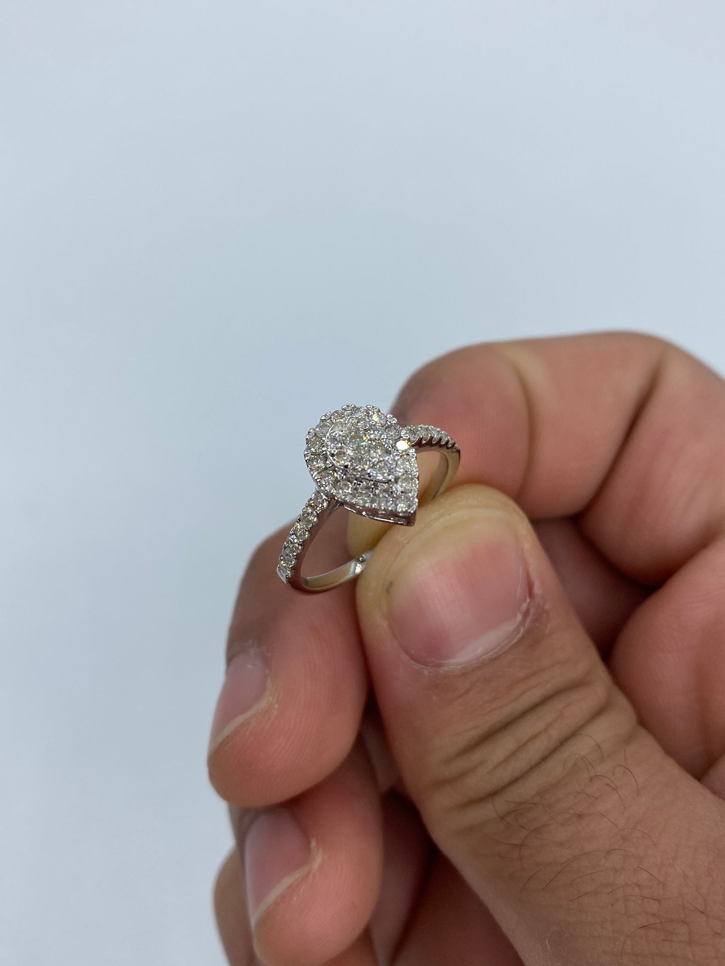 Pear Shape Engagement Ring