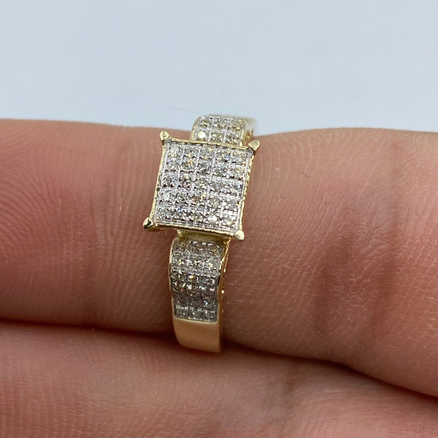 10K Diamond Engagement Ring Style #2